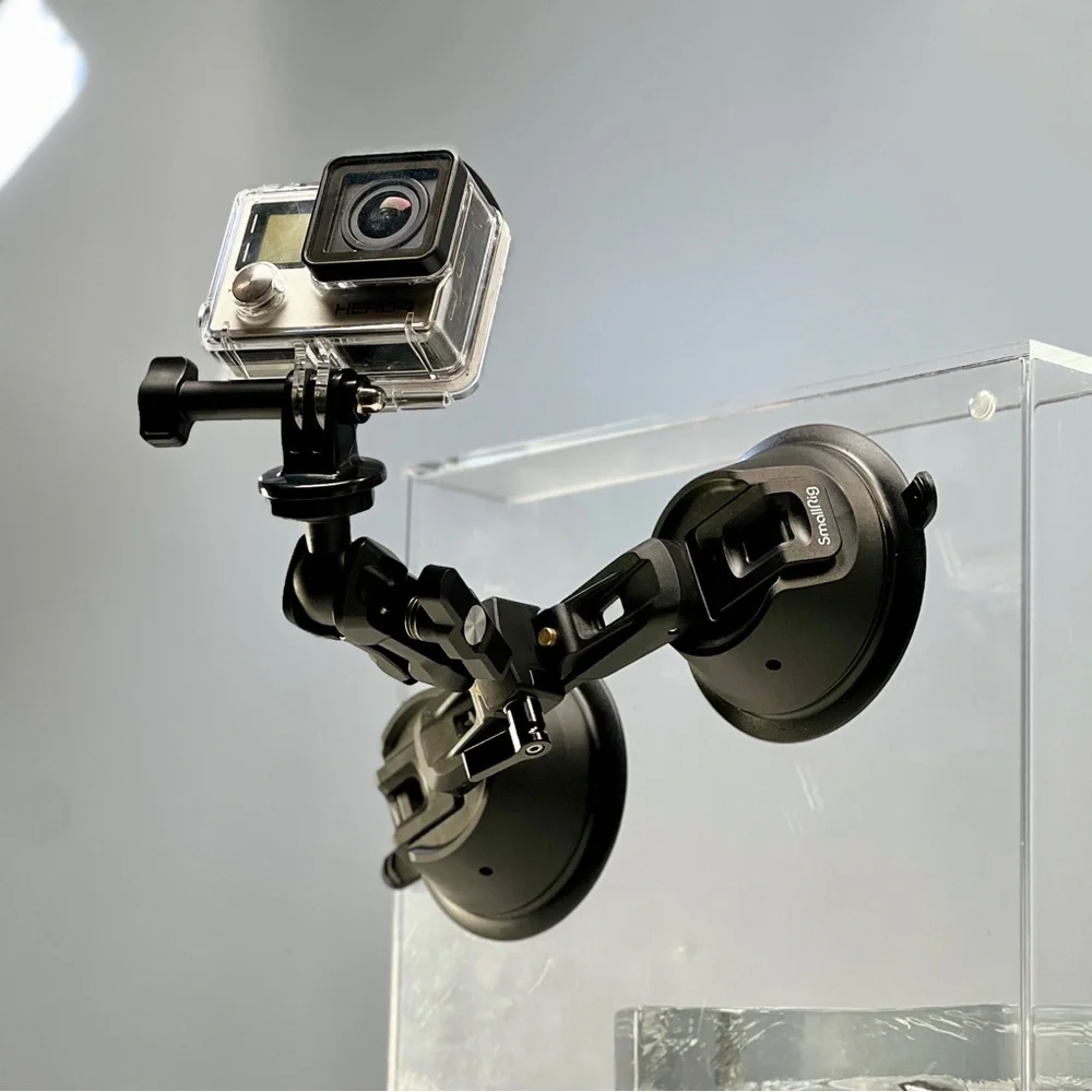 SmallRig DualSuction Cup Camera Mount with Quick Release Arm and NATO Rail